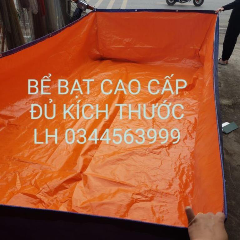 [ CHẤT LƯỢNG] Bể Bạt Nuôi Ốc, Ếch , Cá, Lươn 3×2×1- 4×2×1 - 5×2×1 - 6×2×1- đặt theo yêu cầu