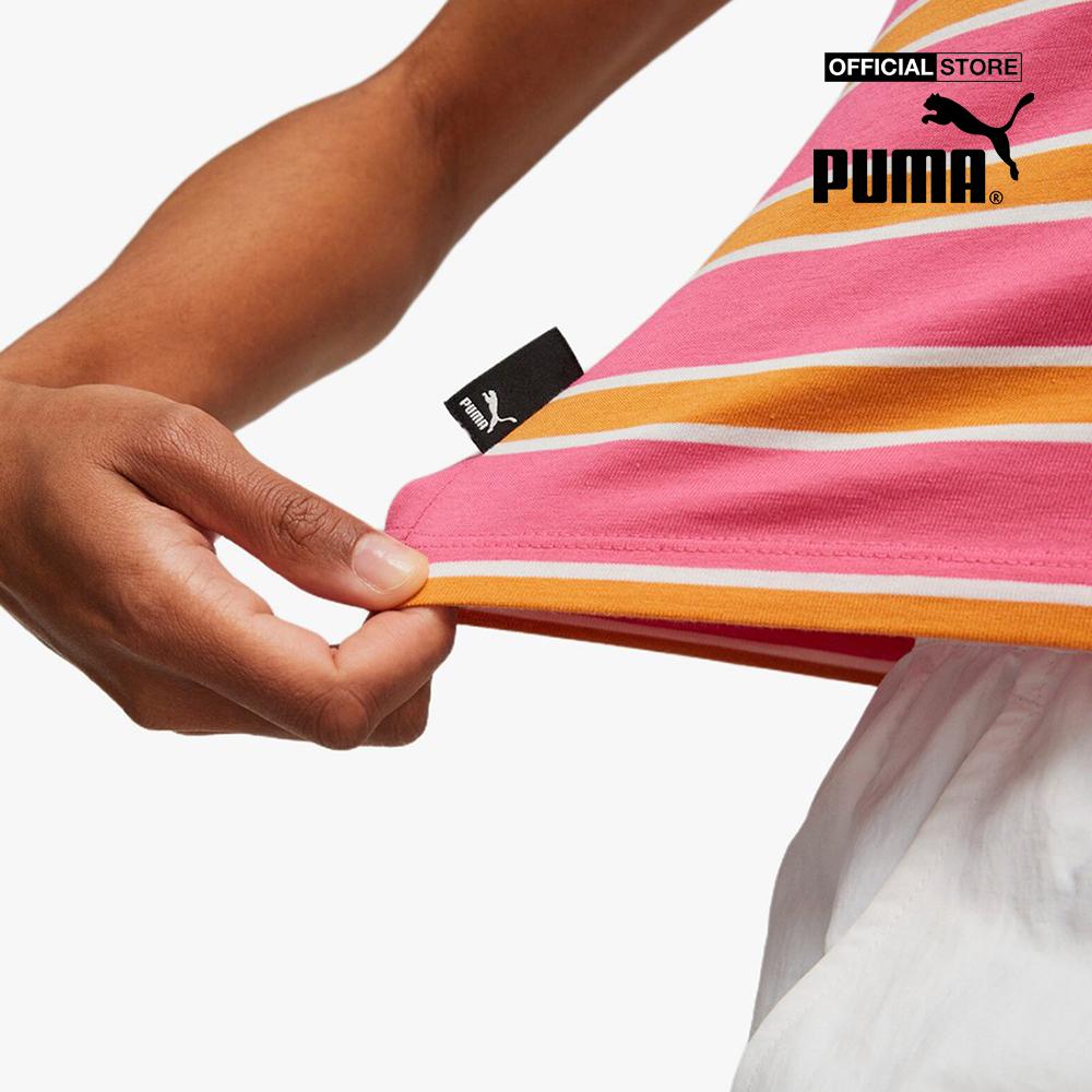PUMA - Áo thun nữ cổ tròn tay ngắn Team 538377
