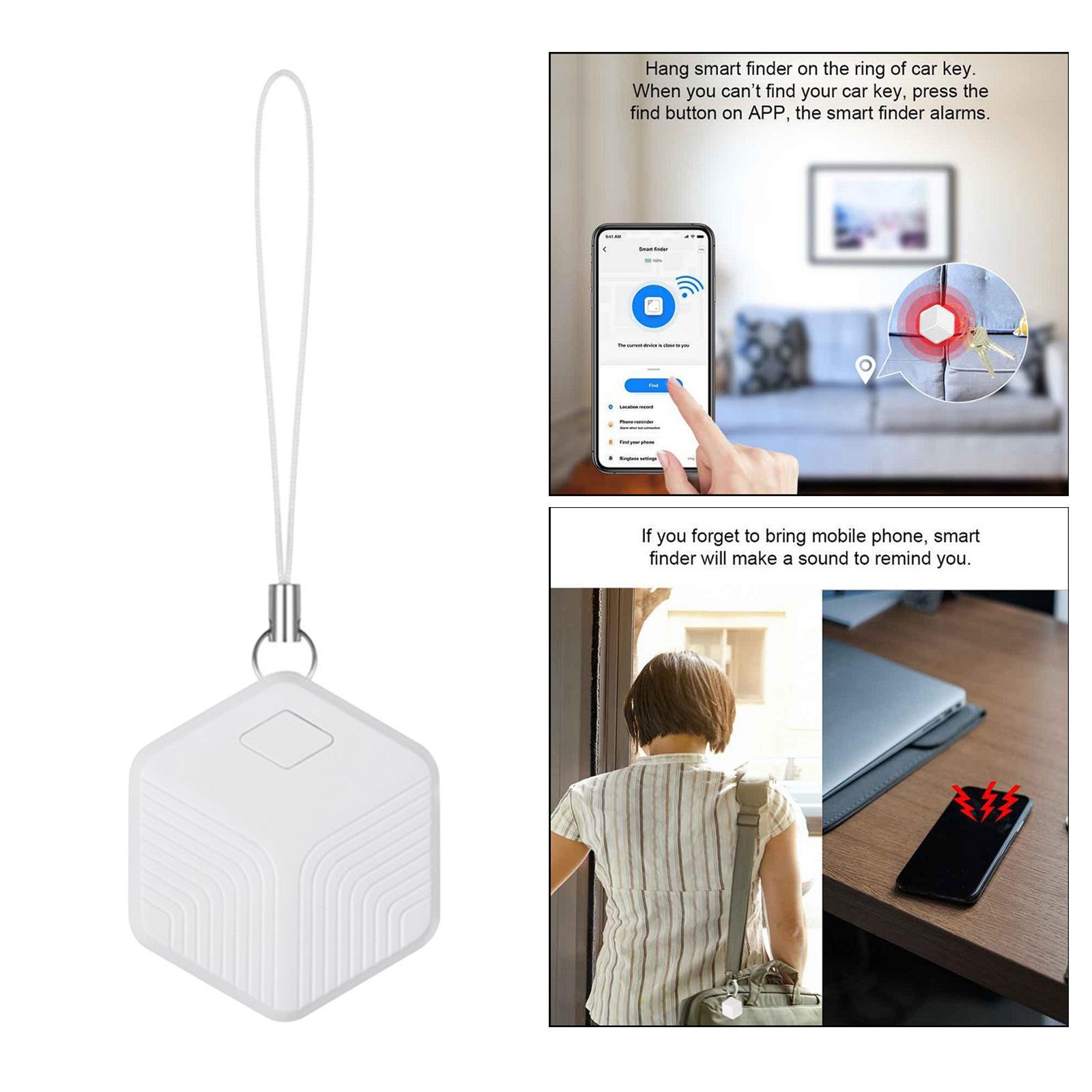 Anti-Lost Bluetooth Key Alarm for Tuya White