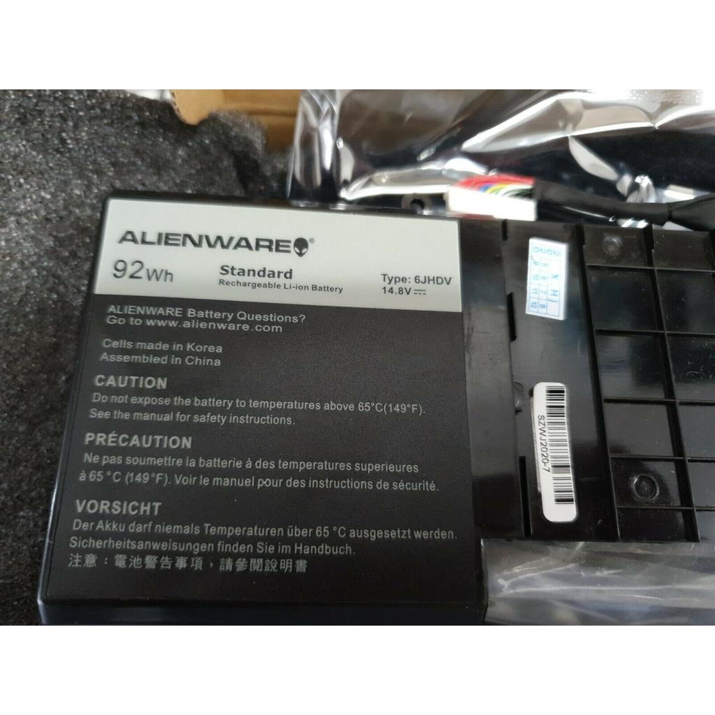 Pin Dùng Cho Laptop Dell Alienware 17 R2 R3 6JHDV New Battery
