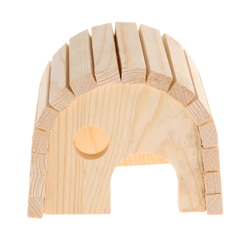 Wooden Hamster House Hamster Toy Gerbil Chew Toys Small Pets House