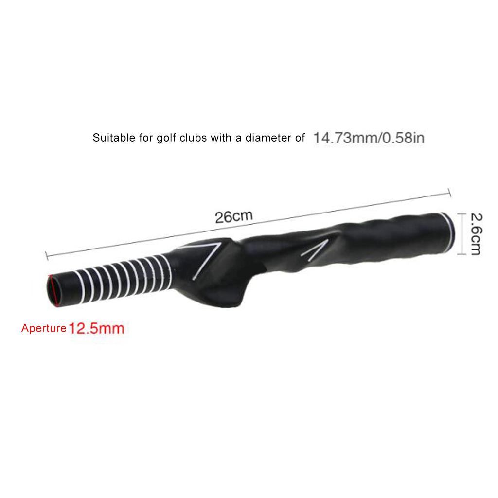 Golf Training Grip Right Left Hand Swing Practice Tool Breathable Club Proper Grip Rubber Trainer Aid