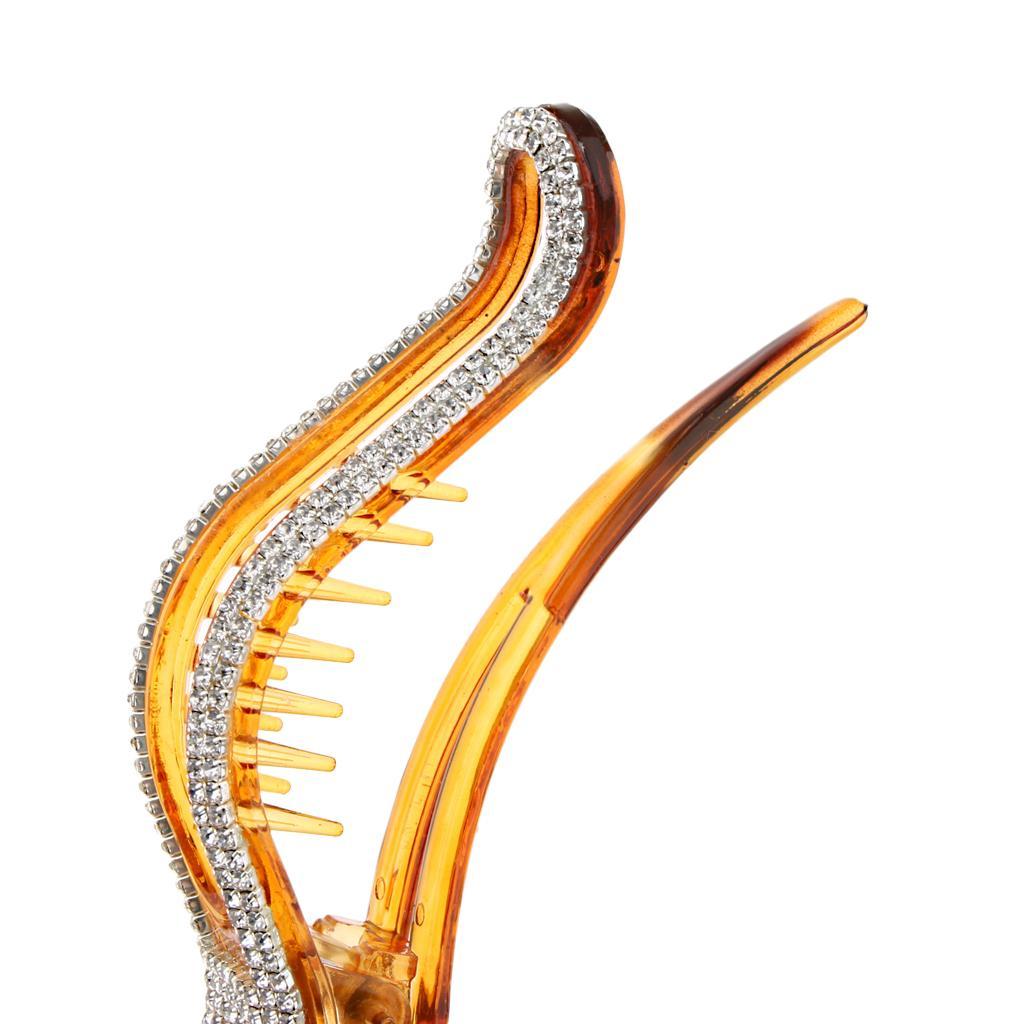 Rhinestone Crystal Beak Duckbill Clip Pin Hair Accessories for Women
