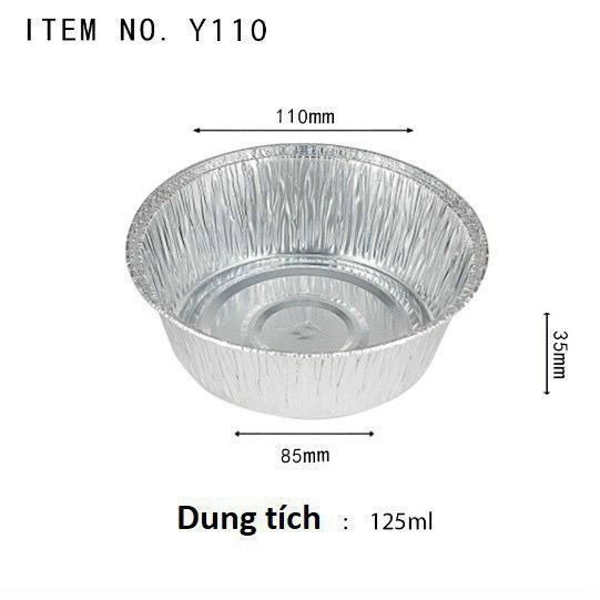 Combo 10 Khay Giấy Bạc Lót Nồi Chiên Không Dầu Đường Kính 22cm, Khay Đựng Thực Phẩm