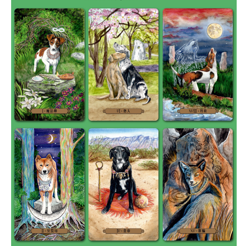 Bộ Bài Bói Magical Dogs Tarot