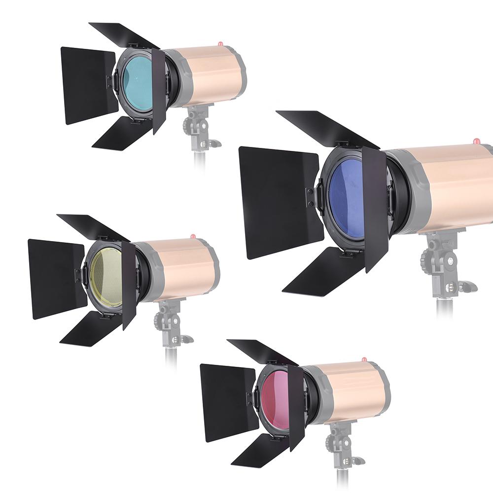 4 cái Bộ lọc Gel màu cho Neewer Godox 180W