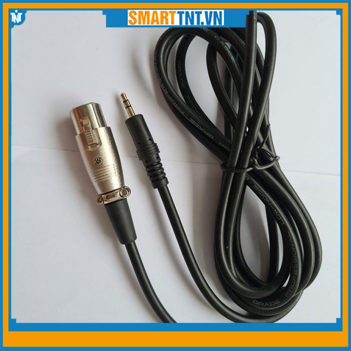 Dây micro míc thu âm 5V XLR chân cắm 35.mm cao cấp