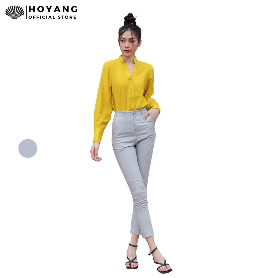 Quần Kaki Nhật Ống Côn Tôn Dáng HOYANG QHY09