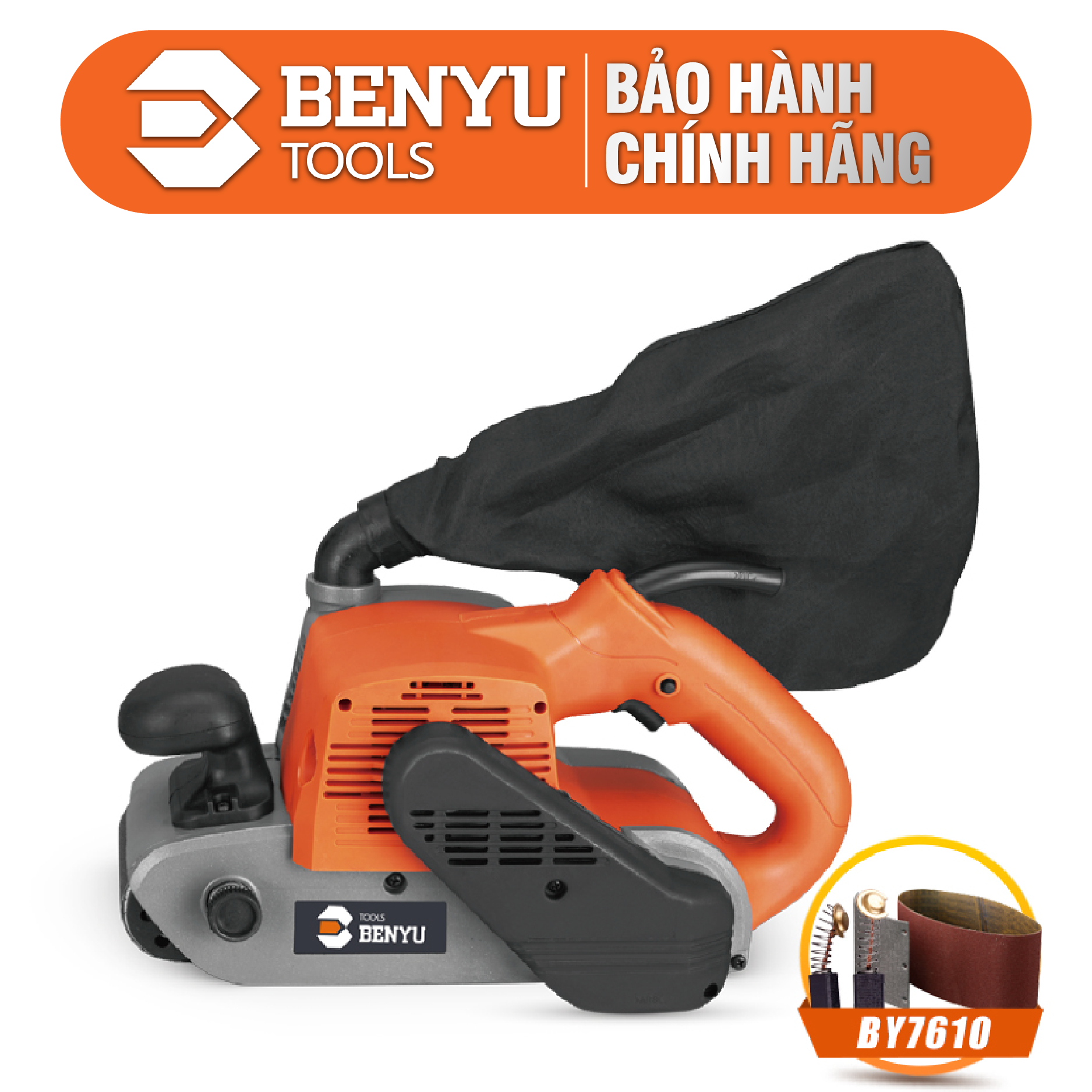 Máy Chà Nhám Băng BY7610 Công Suất 1200W