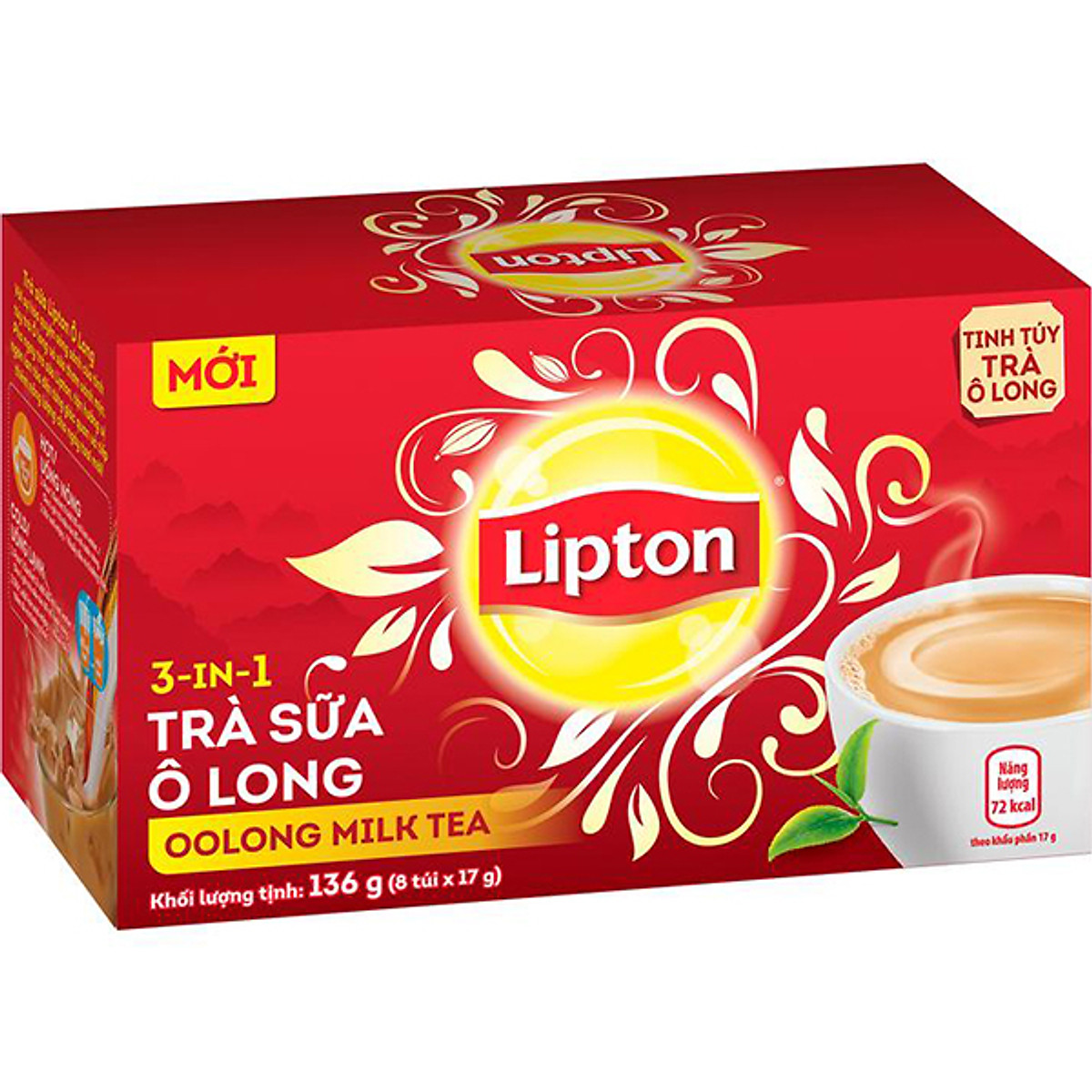 Hộp Trà Sữa Lipton Ô Long - 67656173 (8 Gói x 17g)