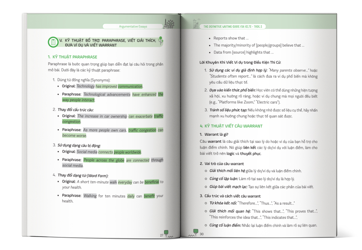 The Definitive writing guide for ielts - Hướng dẫn viết chi tiết từ cơ bản đến nâng cao