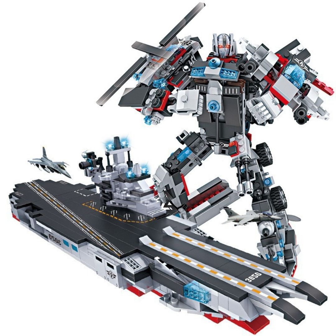 Đồ chơi lắp ráp mô hình ô tô máy bay lâu đài người máy robot thông minh cỡ lớn EASYKIDS giúp trẻ phát triển trí tuệ