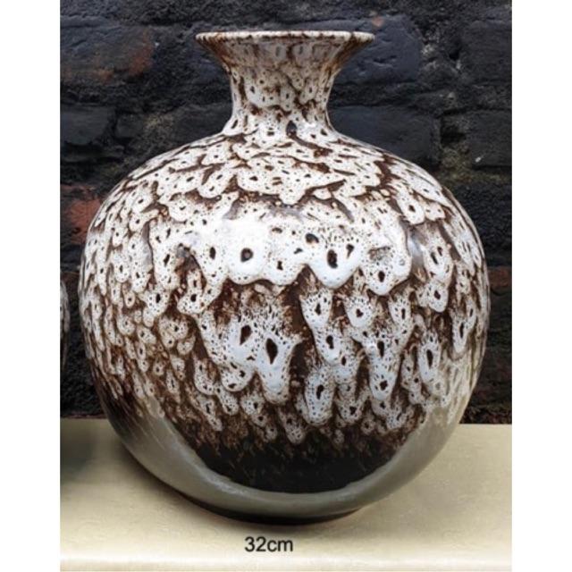 Bình hút tài lộc size 1 cao 32cm gốm sứ Bát Tràng