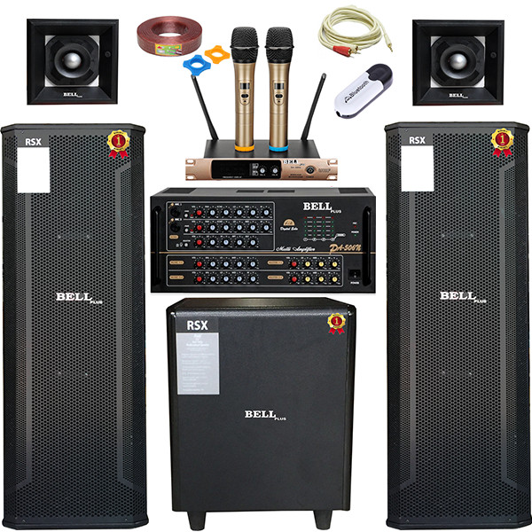 Dàn karaoke và nghe nhạc PA - 8800 II BellPlus (hàng chính hãng) 