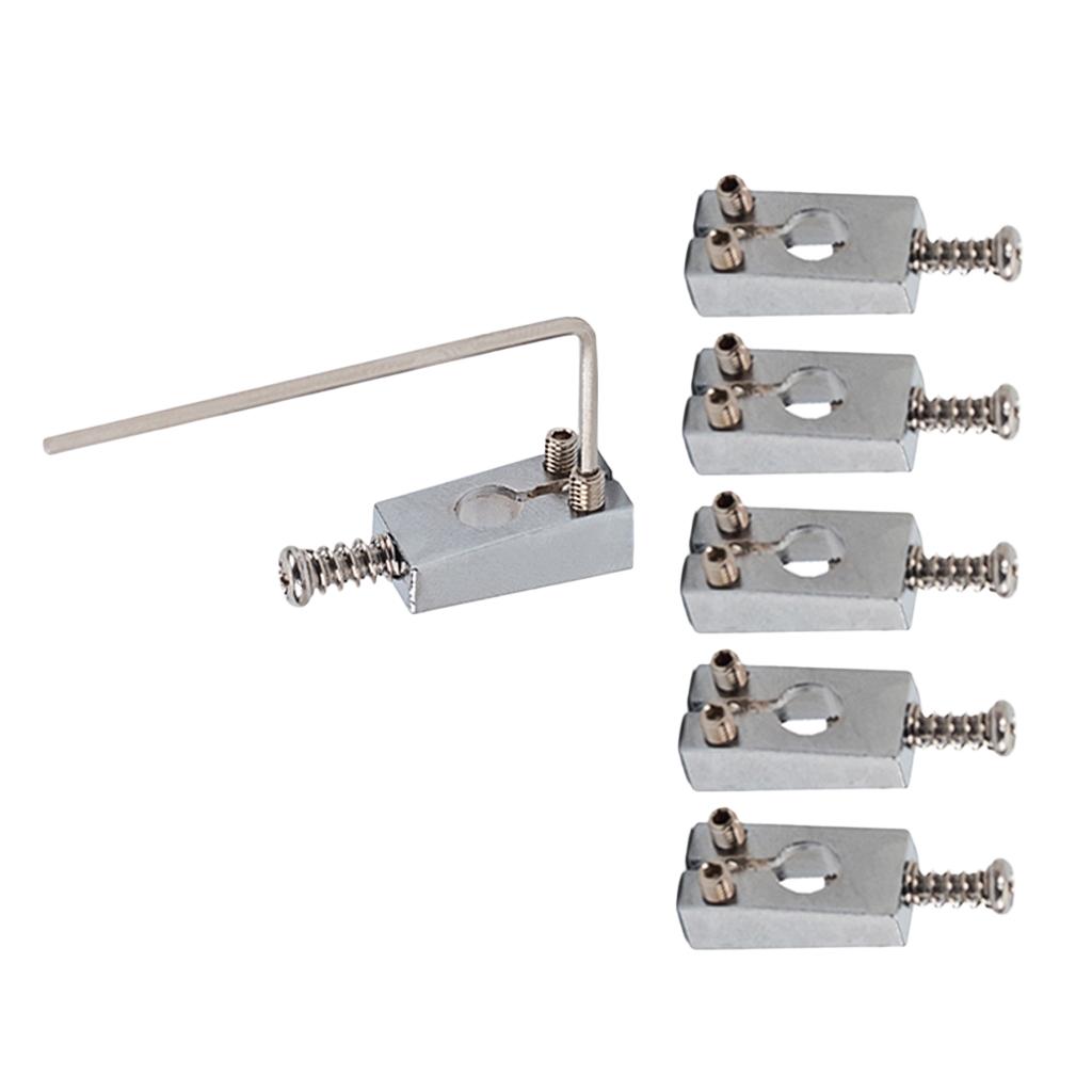 Baoblade Bộ 6 Ghita Điện Cầu Yên Ngựa Bằng Đồng 10mm Dây Khoảng Cách