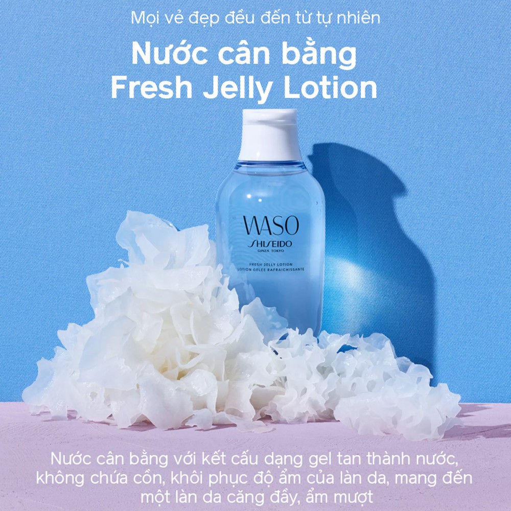 Nước Dưỡng Da Shiseido Waso Fresh Jelly Lotion (150ml) - 13966