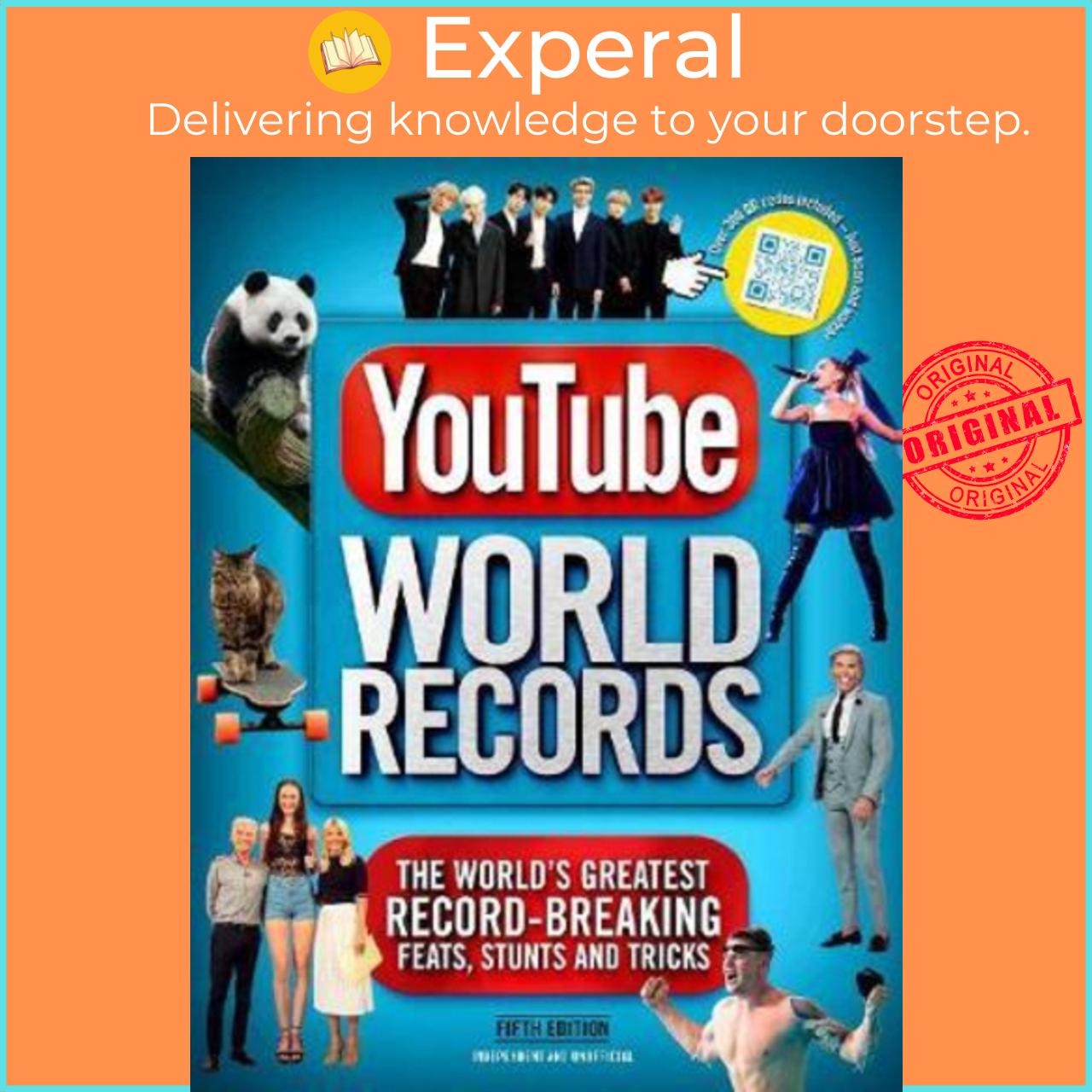 Sách - YouTube World Records : The world's greatest record-breaking feats, stun by Adrian Besley (UK edition, hardcover)