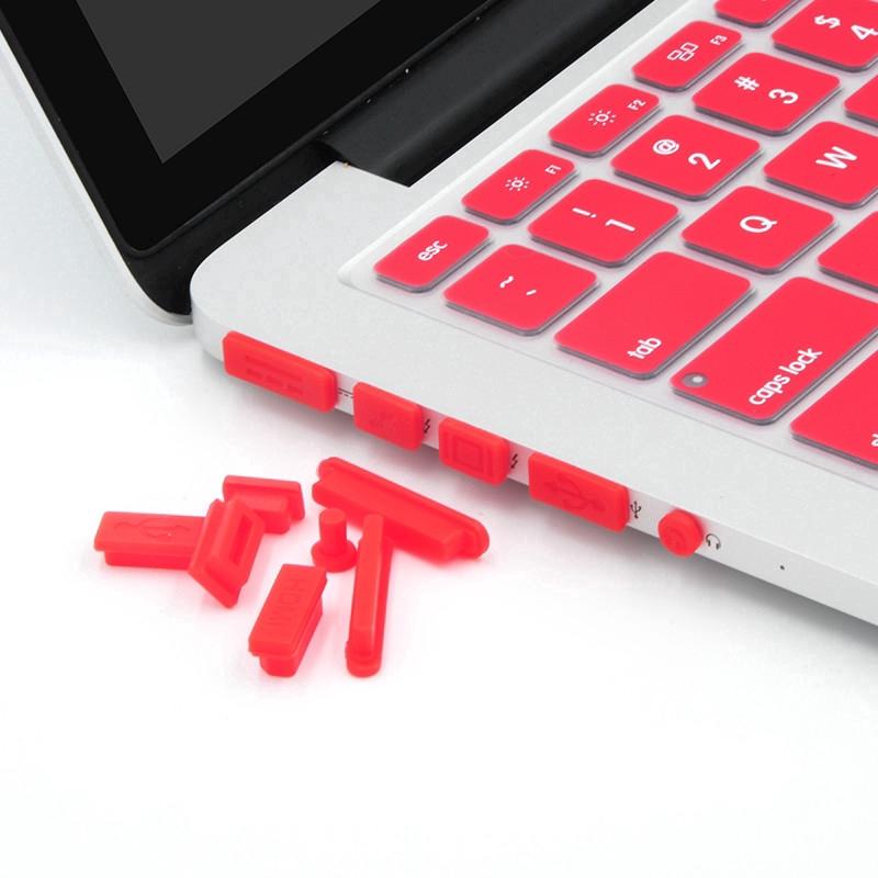Bộ 9 nút silicon chống bám bụi dành cho máy tính xách tay Macbook