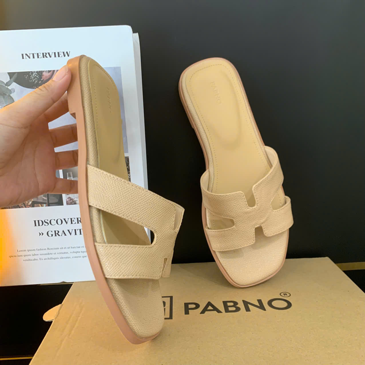 [CHÍNH HÃNG] Dép Chữ H 1F PABNO PN12045 – Sang Trọng, Tiện Dụng, Dễ Phối Đồ