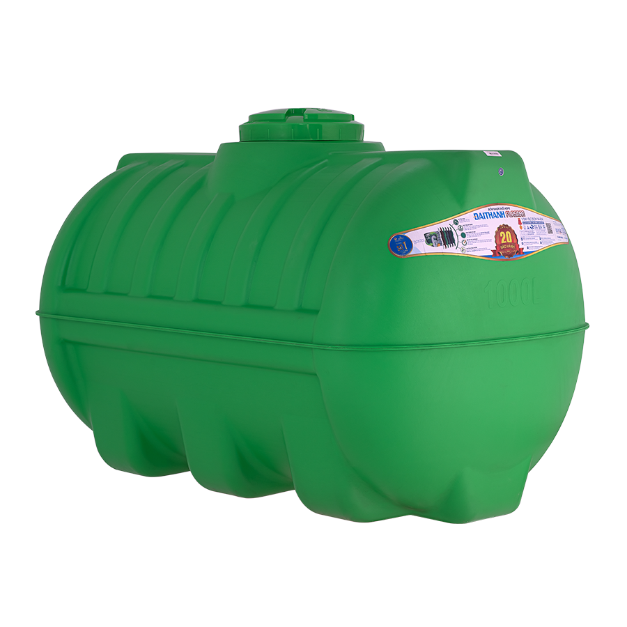 Bồn nước nhựa Tân Á Đại Thành Plasman Ngang 500L 1000L Chính Hãng, Bảo hành 20 năm