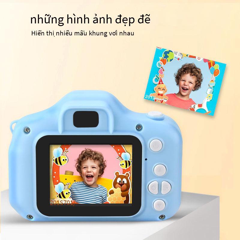 Máy ảnh trẻ em K2 phong cách mới nhất có thể chụp ảnh và quay video đồ chơi máy ảnh kỹ thuật số bé trai và bé gái SLR mini quà tặng khuyến mãi