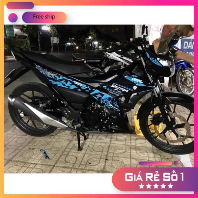 Tem rời Satria Fi 2019 tem ko bay màu bảo hành màu sắc vĩnh viễn