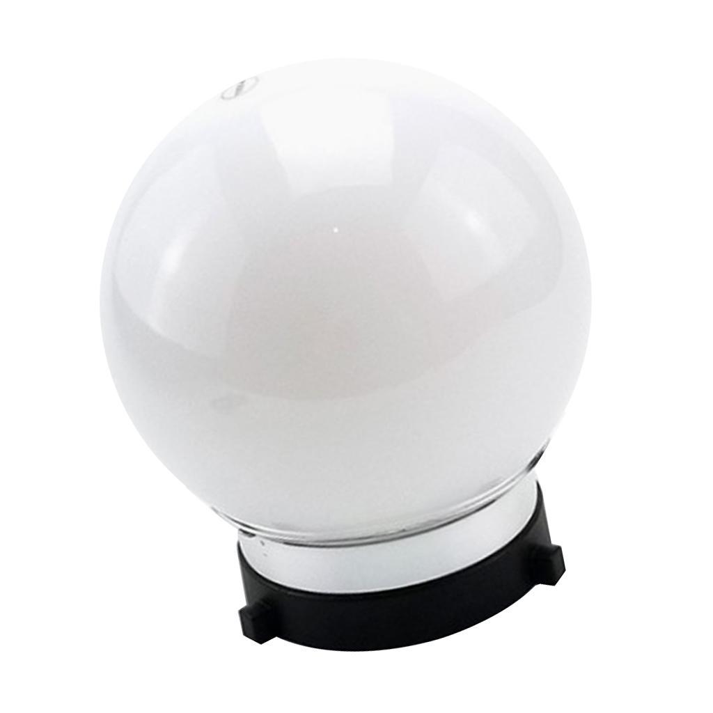 4X 6" Spherical Diffuser Soft Ball for Bowens Mount Studio Light Strobe - White,