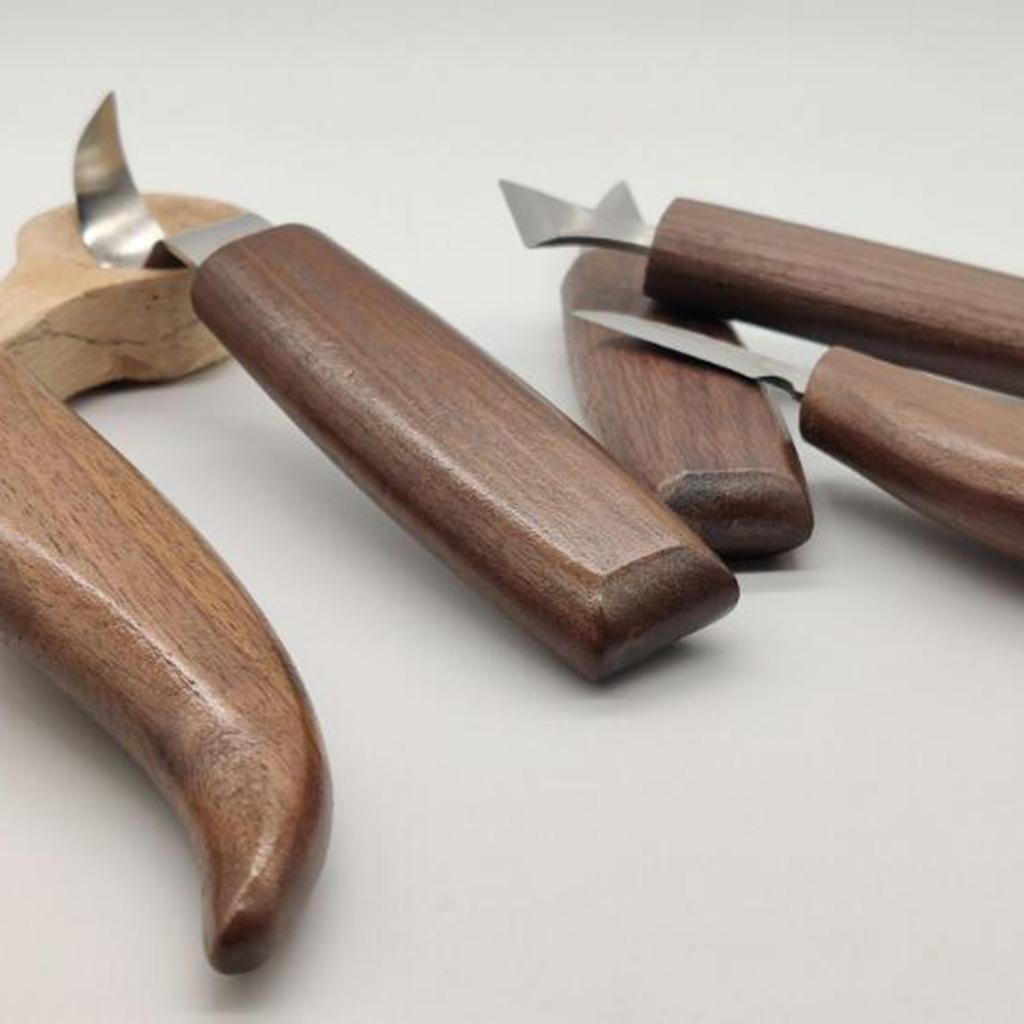 5/8pcs Wood Carving Tools Set Hook Carving Cutter Detail Cutter Oblique Knife Trimming Knife Cutter DIY Crafts Gifts for Beginners