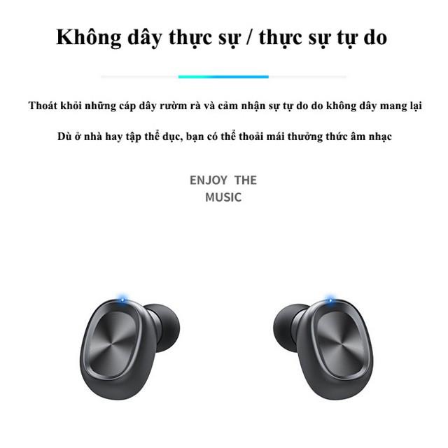 Tai nghe Bluetooth in-ear không dây Bluetooth V5.0 2021 - Home and Garden