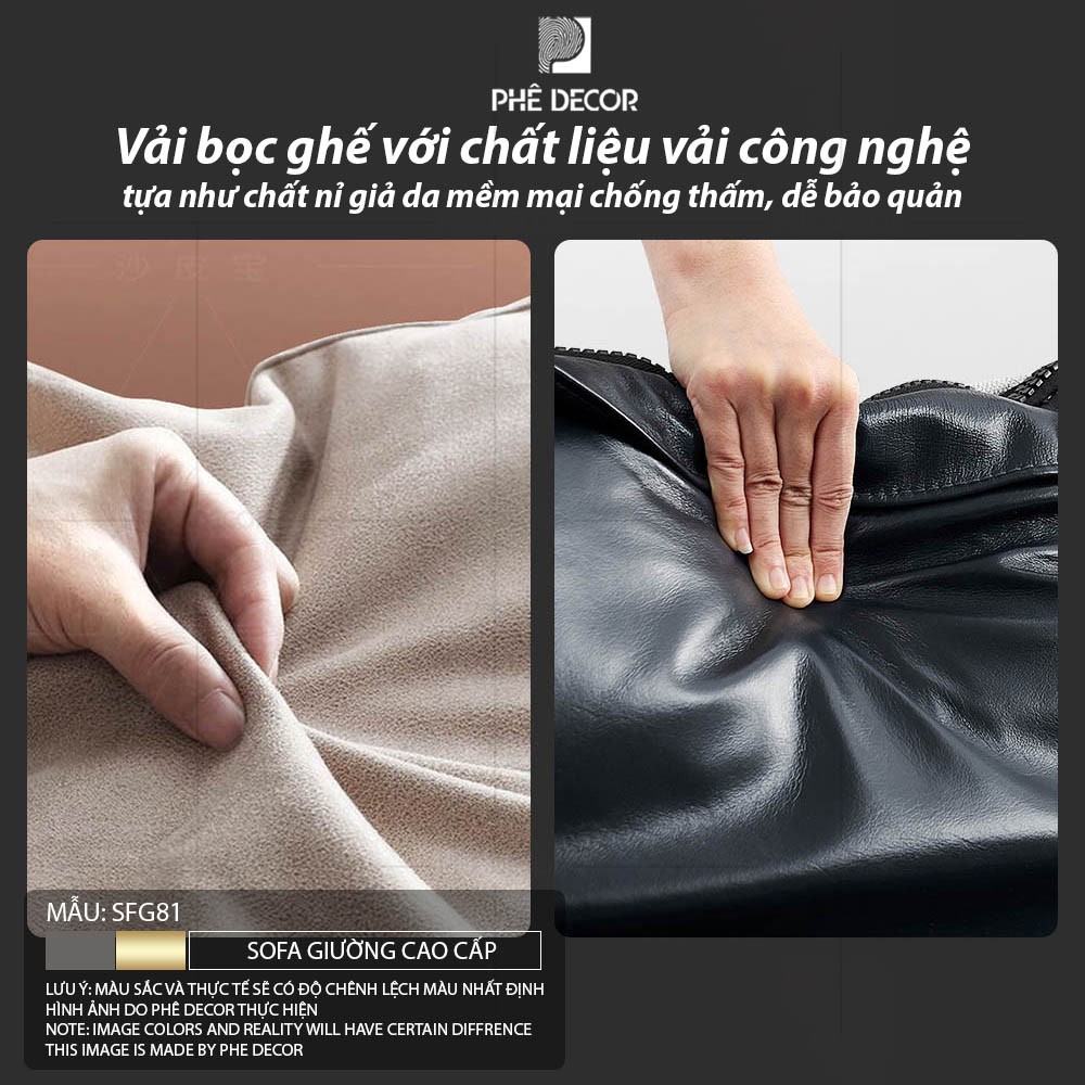 SOFA GIƯỜNG CAO CẤP MANAROLA - SFG81 - Dáng chữ L 220cm