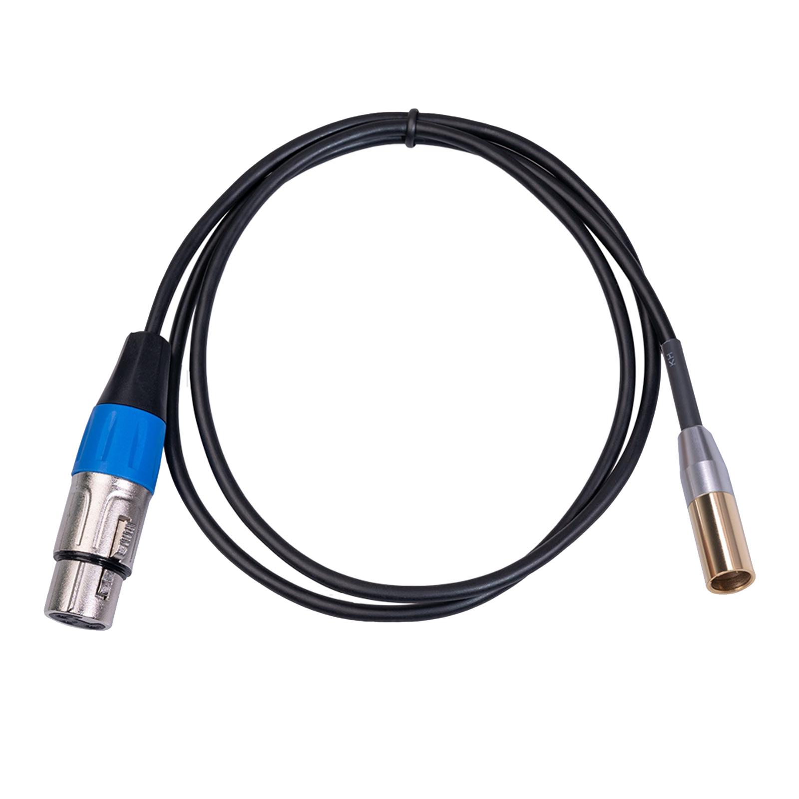 Mini XLR Male to XLR Female Adapter Cable, 3-pin Mini XLR Male to XLR Female Adapter Cable, for BMPCC 4K Camera Video Assist 4K Sharp 8K