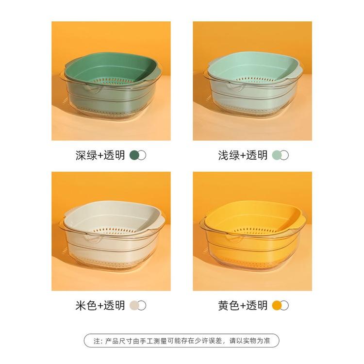 Rổ Rửa Thực Phẩm Đa Năng Thiết Kế Mới Tiện Lợi Dễ Sử Dụng