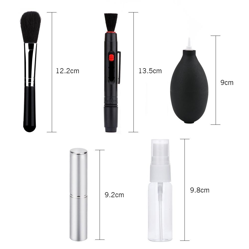 Professional Camera Cleaning Kit Lens Cleaning Kit with Air Blower Cleaning Pen Cleaning Cloth for Camera Phone Laptop