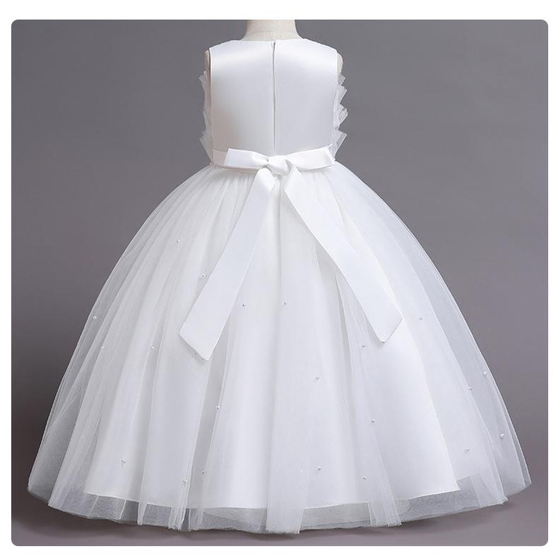 DC3 Size110-160 (13-40kg) Đầm công chúa cao cấp (Đầm voan xoè 3 tầng vải lụa dự tiệc đám cưới) hàng quảng châu