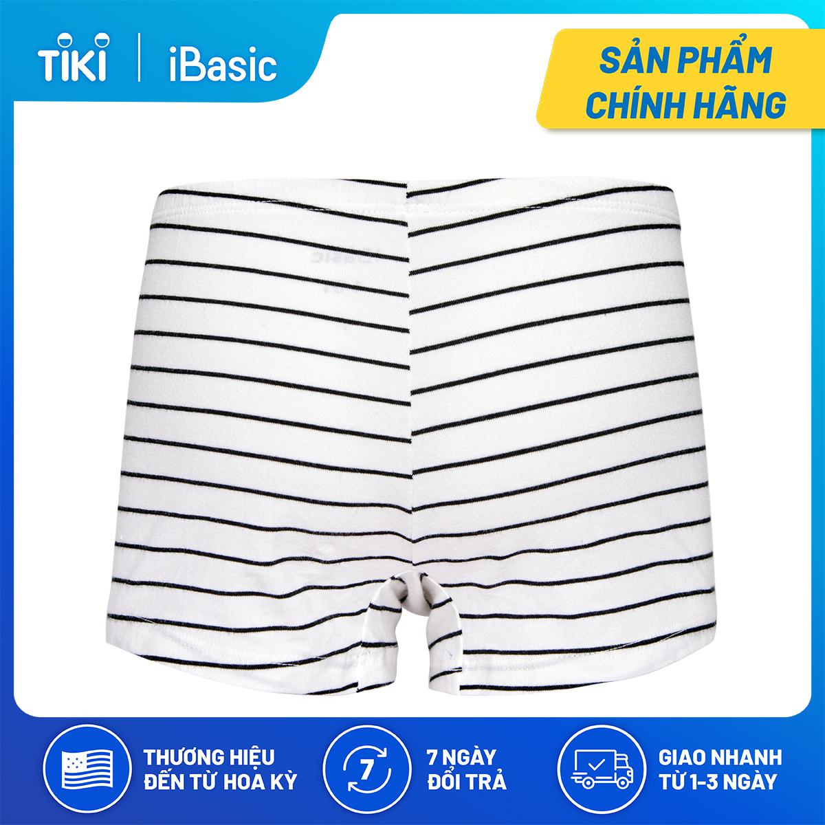 Quần lót bé trai cotton họa tiết iBasic PANB024