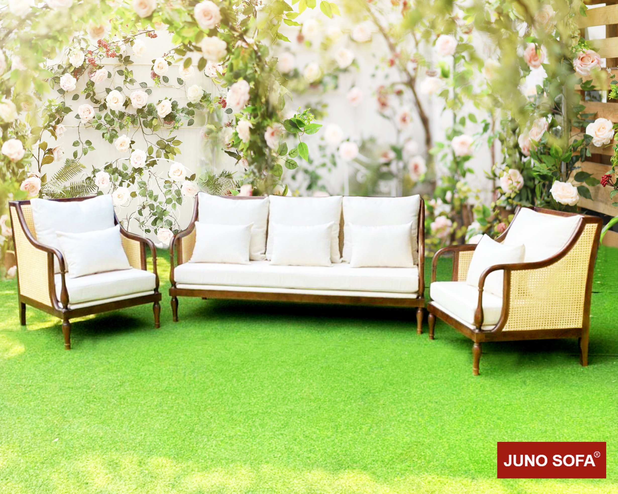 Sofa phong cách Đông Dương Juno Sofa Cao Cấp M2