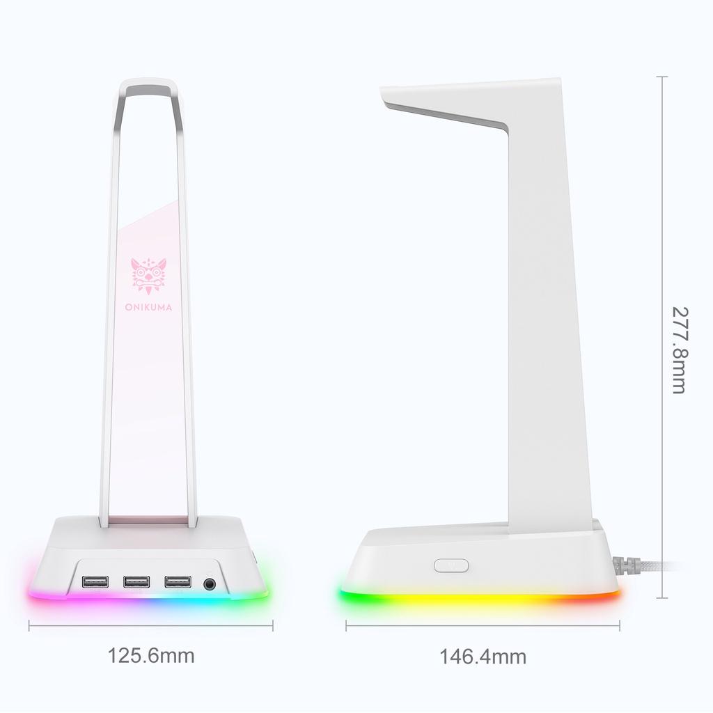 Chân đế tai nghe di động ONIKUMA ST-2 với đèn RGB cho tai nghe chụp qua tai [Hàng chính hãng