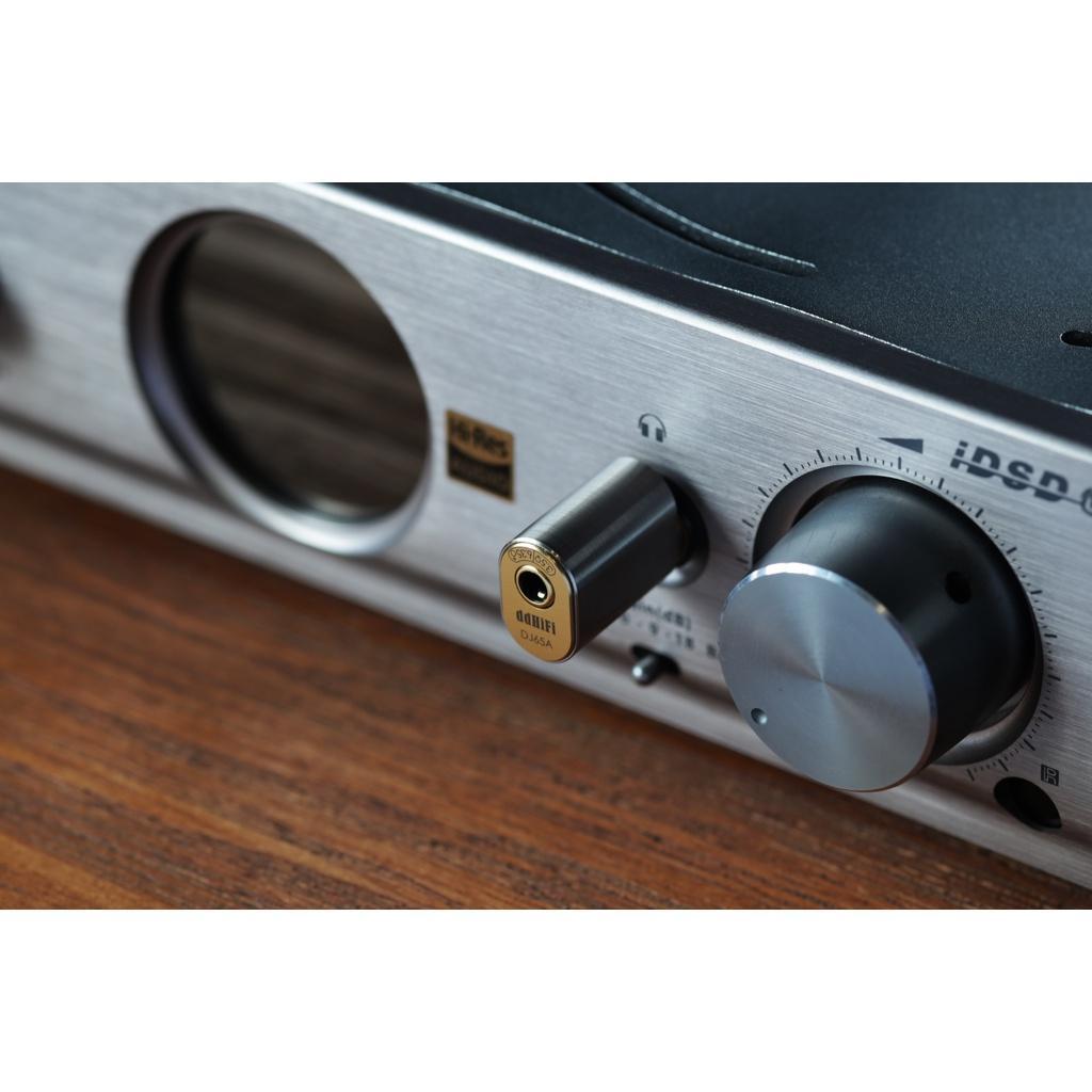 DD ddHiFi DJ65A 6.35mm Male to 3.5mm Female Audio Adapter for Desktop Amplifier Devices with 6.35mm Output Port