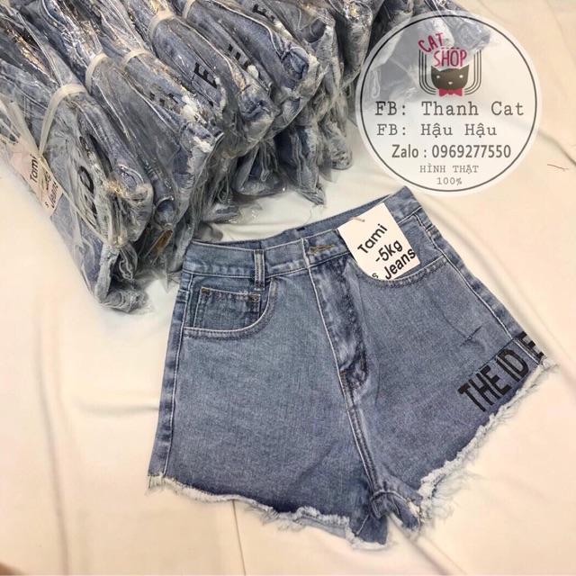 Quần Short Jeans lưng cao hàng cực đẹp kèm hình thật