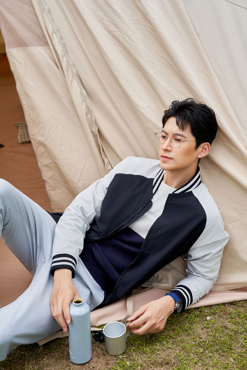 Áo Khoác Bomber Nam 5S FASHION Tay Raglan Trẻ Trung, Bo Phối Dệt Kẻ Năng Động (AKB24060)