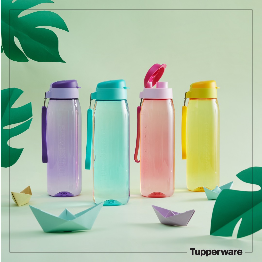 Binh Nươc Tupperware Lohas 750Ml - Màu Mới - Hồng