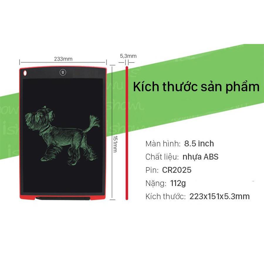Bảng viết, vẽ điện tử, tự xóa thông minh màn hình LCD 8.5 inch YĐa Năng