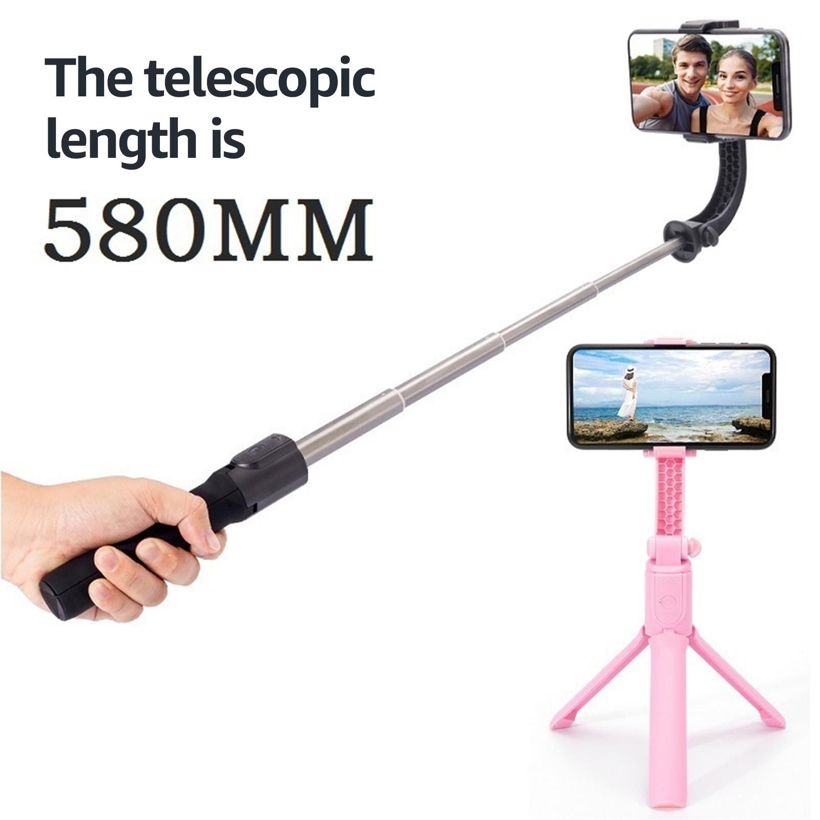 Giá đỡ điện thoại chống rung gimbal, có đế chân, rãnh tay