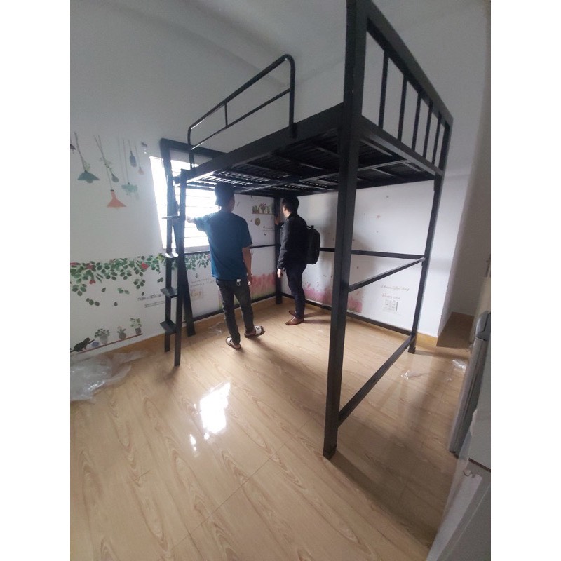 Giường tầng gác khung hộp 48 - 1mx2m
