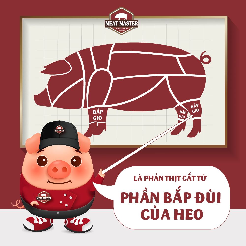 Bắp giò heo cắt khoanh Meat Master - Giao nhanh