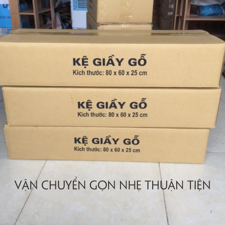 Tủ giầy khung gỗ 5 tầng tiện dụng Màu ngẫu nhiên