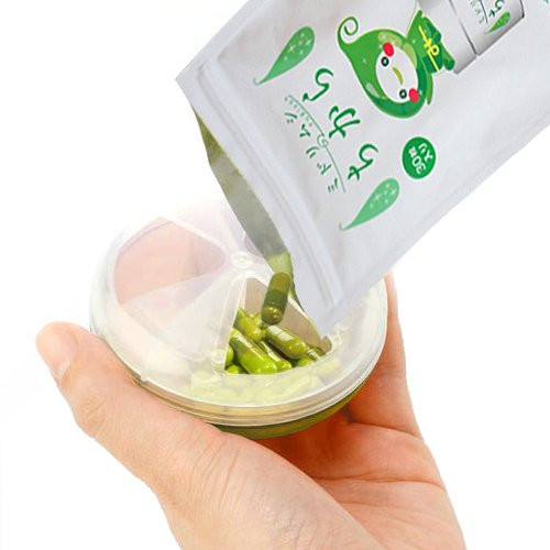 Hộp đựng thuốc 3 ngăn thông minh an toàn và tiện dụng hàng Japan Tặng Cafe MeetMore