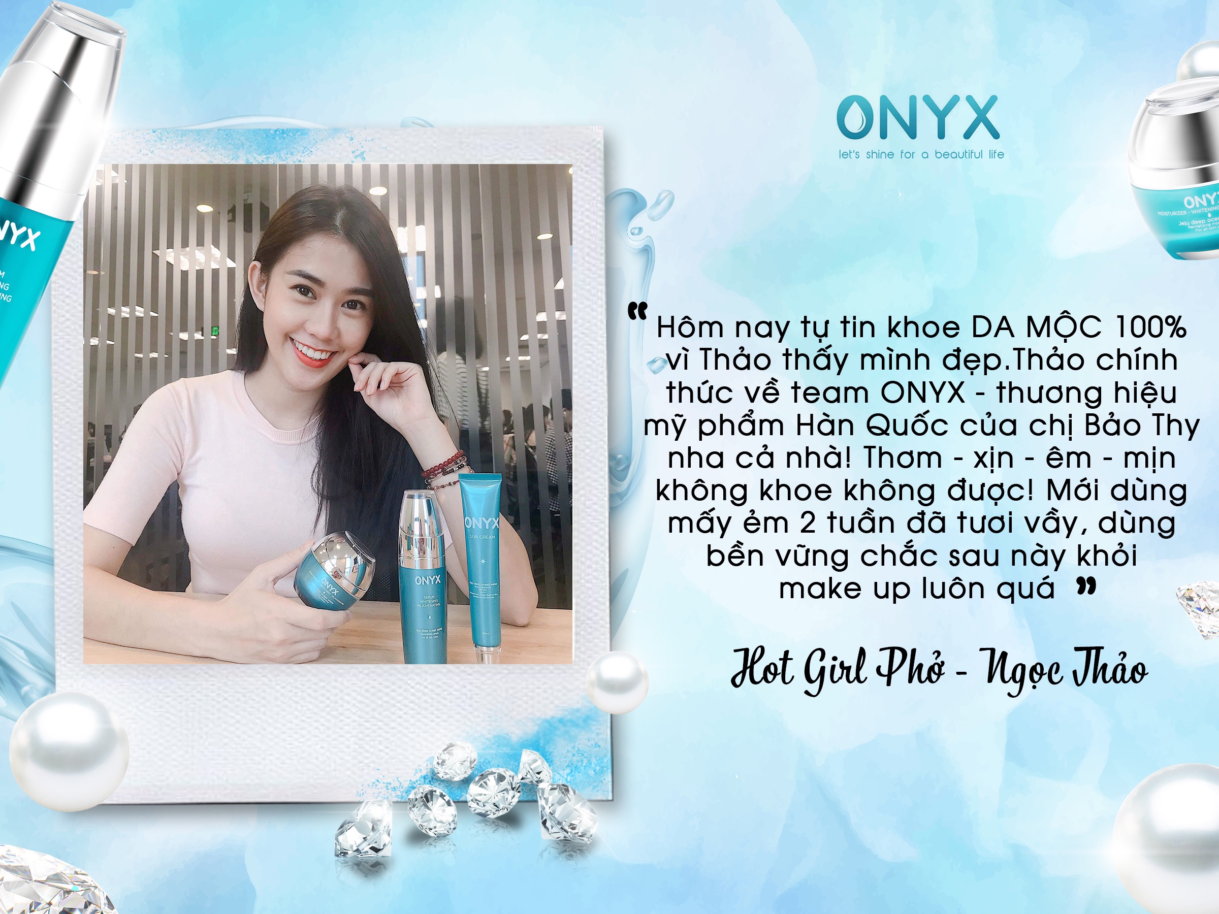 Kem Chống Nắng ONYX Giúp Bảo Vệ Da Trước Tác Hại Của UVB & UVA SPF 50+/PA+++ ONYX SUN CREAM