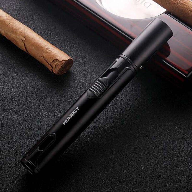 Bật Lửa Khè Mồi Bếp Honest 753 Kim Loại – Xài Gas (giao màu ngẫu nhiên)
