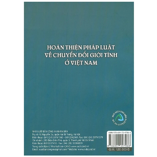 Sách - Hoàn thiện pháp luật về chuyển đổi giới tính ở Việt Nam